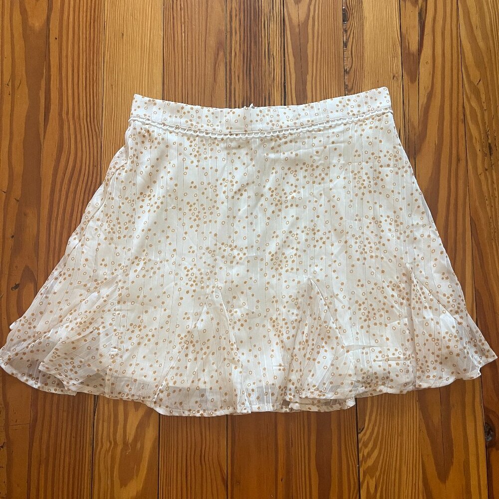 Francesca's Mi Ami Pleated Mini Skirt